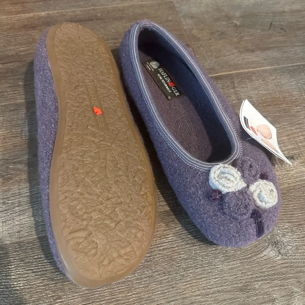 German Slip on ballet Wool Clogs Ugg Loafers